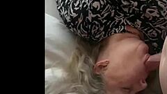 my chubby milf wife blows me pov swallows every drop and cums hard