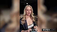 Wifey you're so bbc hungry blonde hotwife dicking down in front of hubby? 😏🔥