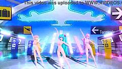 Bold Hatsune Miku Rin Luka Full Nude Body Reveal