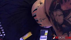 what if quarantine led this tattooed blonde leya falcon to squirt wildly with toys