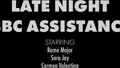 hey sara jay and carmen valentina sharing that huge rod sounds fun right?