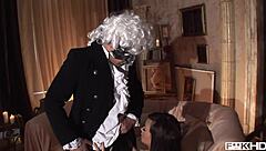 dude natalia forrest, how do you swallow that monster cock so deep in hospital? natalia slurps cum!