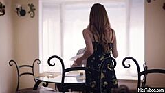 Karla Kush and Alex Coal share huge cock after lesbian play