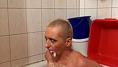 how deep can milf sandra take this facefuck before puking german whore?