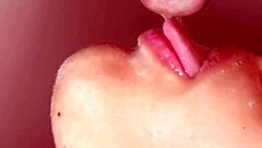 japanese babe sucks cock up close then swallows cum 😍 uncensored blowjob