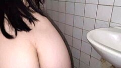 so i fucked the service employee sneaky in bathroom bent over