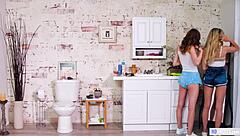 lily larimar and aliya brynn crave licking wet pussies together