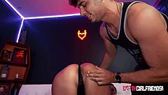 Madi Blaze rides her goth girlfriend's wet pussy in steamy fetish play