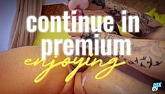 A steamy foot joi handjob massage ends happy at the spa.