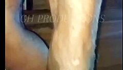 Ghetto Slut's Holes Stretched Wide Before Rough Bent-Over Pounding and Ass Cumshot