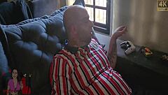 dude the cuck didn't even notice i took so long at the gym came back with a pussy creampie surprise for him to clean up