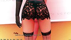 hey, in being a dik, cathy's wet dream turns into this steamy teacher handjob scene with latex vibes