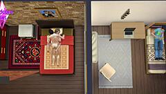 Old Wife Cuckolds Husband with Friend and Boyfriend in Sims 4 Story