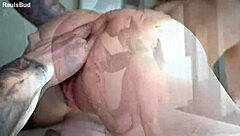 petite interracial wife begs her dom to choke her deepthroat and cum on her big submissive tits