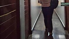 horny petite latina with hairy pussy gets pov fucked doggystyle after school bent over missionary