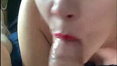 moaning so hard while deepthroating that monster cock, wanna hear her? wanna see her spit?