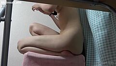 NAKED AKANE IRUMA FLASHES TITS IN ROOM!