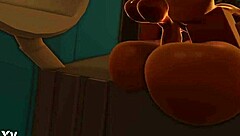 milf shows off curves on sunny nudist beach stroll