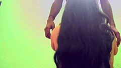 young desi wife lifted and fucked hard by husband rough doggystyle creampie