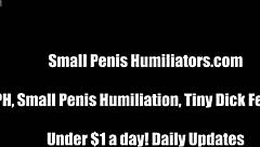 Your pathetic tiny penis gets humiliated by strict mistress sph domination!