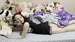 check out this hot young girl and older guy fucking hard to orgasm with facial