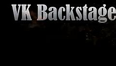 queenlin's big natural tits bounce as she takes monster cock deep in ass uncensored backstage