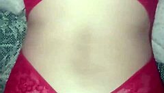 Red lingerie swingers group covered in hot cum loads from prostitute party 😏🥛