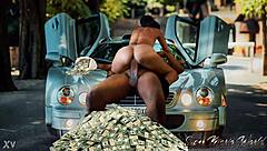 bad ass redbone ebony taking big black cock with bubble butt pussy?