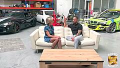 french blonde milf with big tits and small waist fucked hard in lingerie