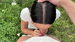 i met sexy brunette park n fucked rough doggystyle pov quickie