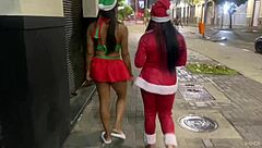 What My Friend And I Did At Christmas With A Huge Cock Guy