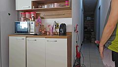 risky sex while hubby showers i fucked his friend so close to getting caught 😏