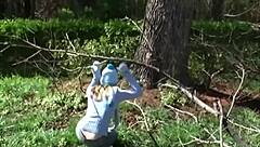 Cute Neighbor Plays Slim Pussy