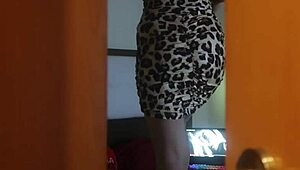 hidden camera catches stepsister changing clothes