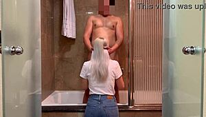 I tell the hotel reception girl, bring gel and help me cum with a blowjob.