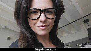 busty stepmom caught stepson sniffing her panties, what next?