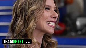 Heyy, check out vivacious Anya Olsen, this month's TeamSkeet star! She's killing it in the pornstar interview and hardcore banging scene!