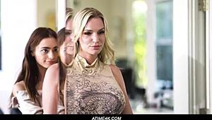 got seduced by the sitter for some sneaky fun.