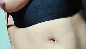 pinay asian milf rides big cock in cowgirl for lactating creampie with saggy tits